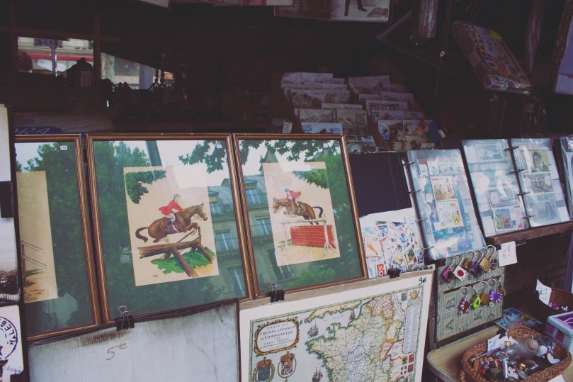 A Parisian kiosk in mid-July